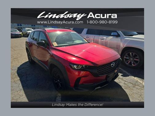 Soul Red Crystal Metallic 2025 Mazda CX-50 Hybrid Premium