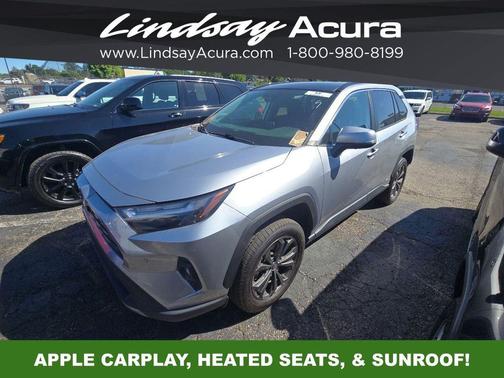 Silver Sky Metallic 2022 Toyota RAV4 Hybrid Limited