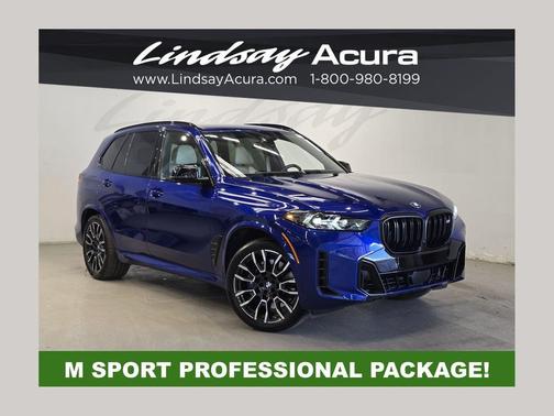 Marina Bay Blue Metallic 2024 BMW X5 M60i