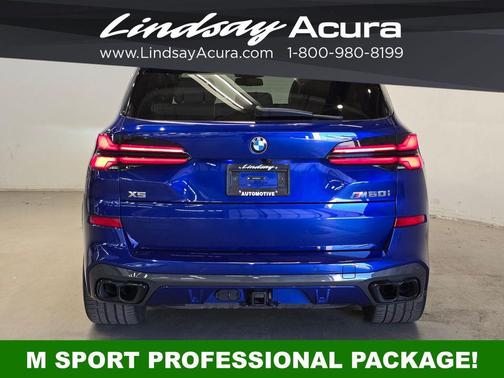 Marina Bay Blue Metallic 2024 BMW X5 M60i