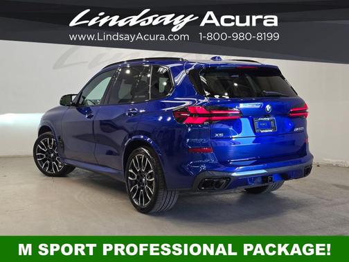 Marina Bay Blue Metallic 2024 BMW X5 M60i