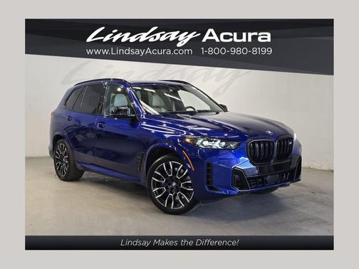 Marina Bay Blue Metallic 2024 BMW X5 M60i