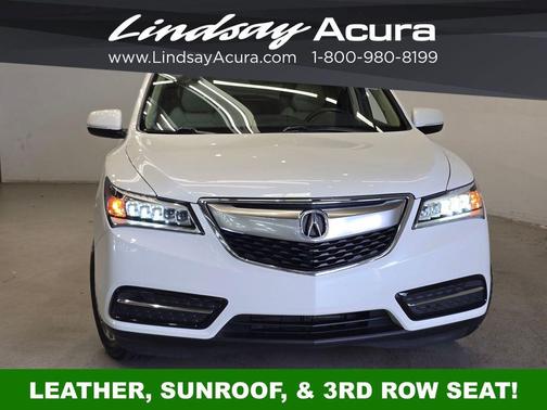 White Diamond Pearl 2016 Acura MDX SH-AWD