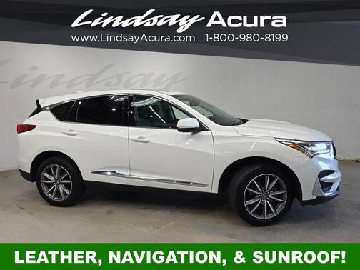 Platinum White Pearl 2021 Acura RDX Technology Package