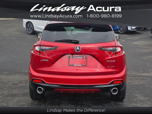 Red 2026 Acura RDX A-Spec Advance Package