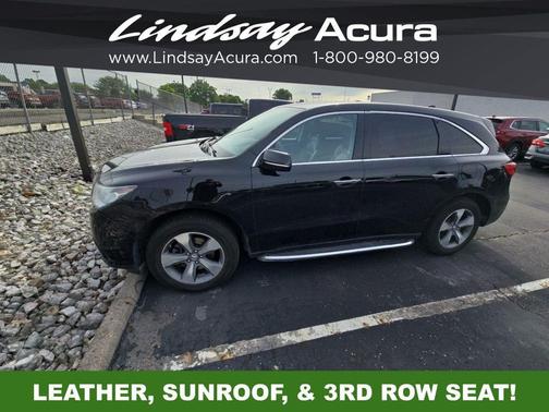 Crystal Black Pearl 2014 Acura MDX 3.5L