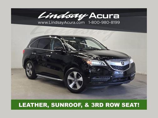 Crystal Black Pearl 2014 Acura MDX 3.5L