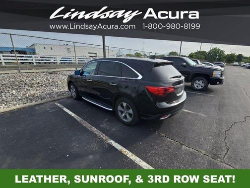 Crystal Black Pearl 2014 Acura MDX 3.5L