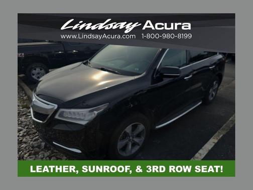 Crystal Black Pearl 2014 Acura MDX 3.5L