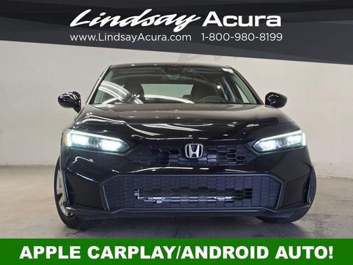 Crystal Black Pearl 2025 Honda Civic LX
