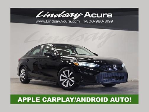Crystal Black Pearl 2025 Honda Civic LX