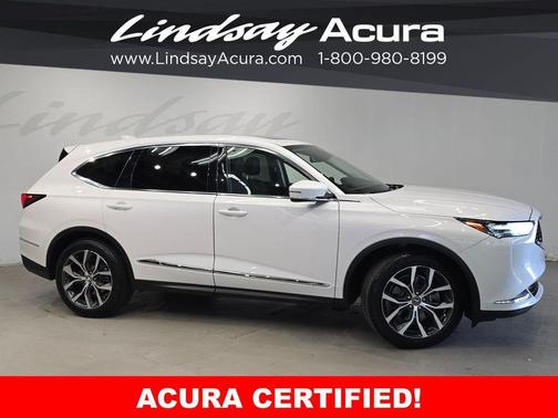 Platinum White Pearl 2024 Acura MDX Technology