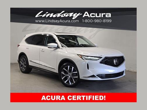 Platinum White Pearl 2024 Acura MDX Technology