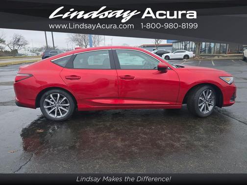 Red 2026 Acura Integra FWD