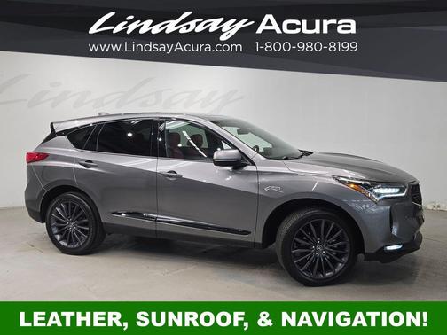 Liquid Carbon Metallic 2024 Acura RDX A-Spec Advance Package