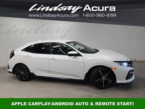 Platinum White Pearl 2020 Honda Civic Sport