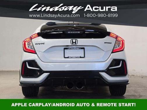 Platinum White Pearl 2020 Honda Civic Sport