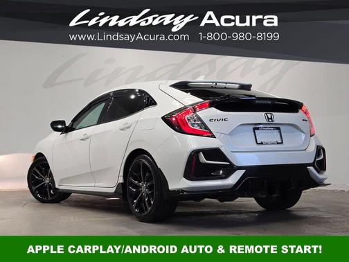 Platinum White Pearl 2020 Honda Civic Sport