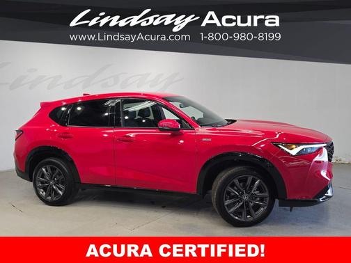 Milano Red 2025 Acura ADX A-Spec Package