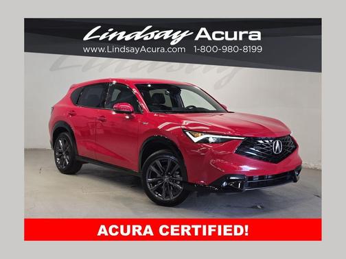 Milano Red 2025 Acura ADX A-Spec Package