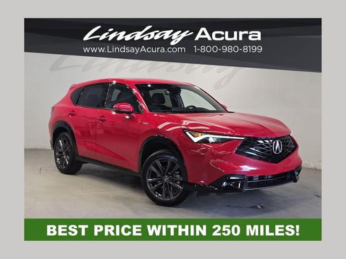 Milano Red 2025 Acura ADX A-Spec Package