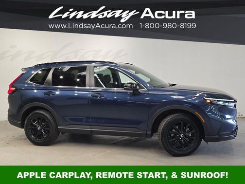 Canyon River Blue Metallic 2024 Honda CR-V Hybrid Sport AWD