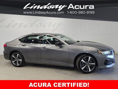 Liquid Carbon Metallic 2025 Acura TLX Technology