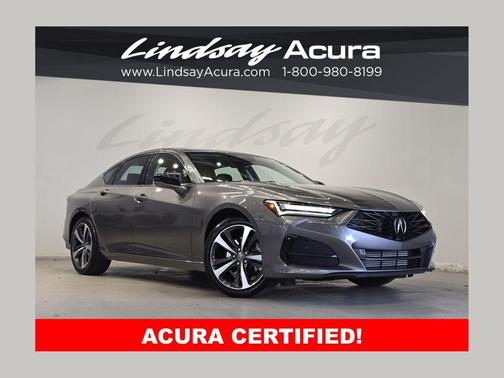 Liquid Carbon Metallic 2025 Acura TLX Technology