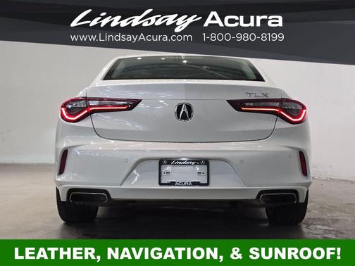 Platinum White Pearl 2023 Acura TLX Technology