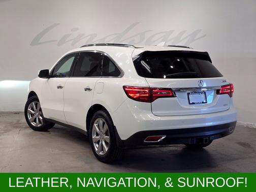 White Diamond Pearl 2016 Acura MDX 3.5L w/Advance Package