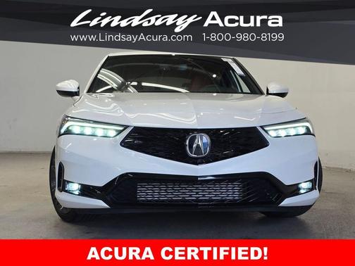 Platinum White Pearl 2024 Acura Integra A-Spec Package