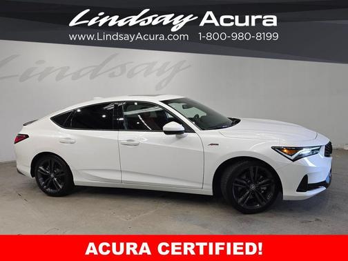 Platinum White Pearl 2024 Acura Integra A-Spec Package