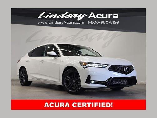 Platinum White Pearl 2024 Acura Integra A-Spec Package