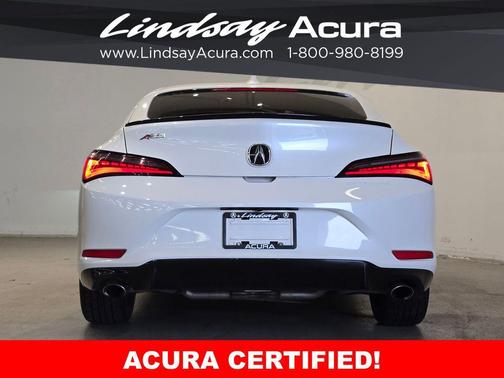 Platinum White Pearl 2024 Acura Integra A-Spec Package
