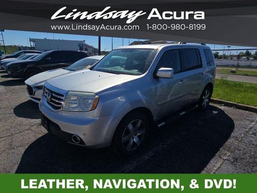 Alabaster Silver Metallic 2013 Honda Pilot Touring