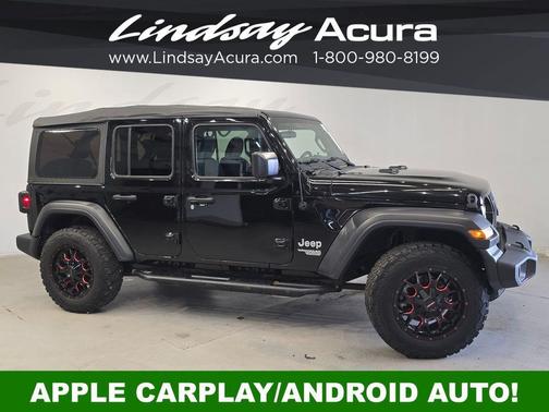 Black Clearcoat 2018 Jeep Wrangler Unlimited Sport