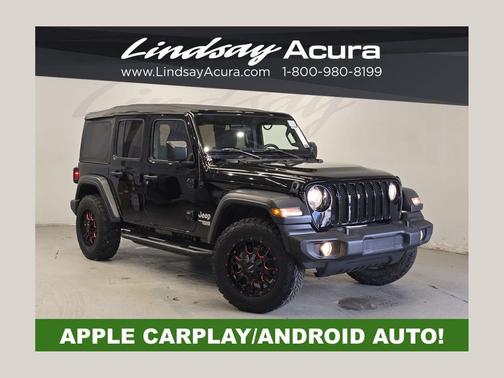 Black Clearcoat 2018 Jeep Wrangler Unlimited Sport