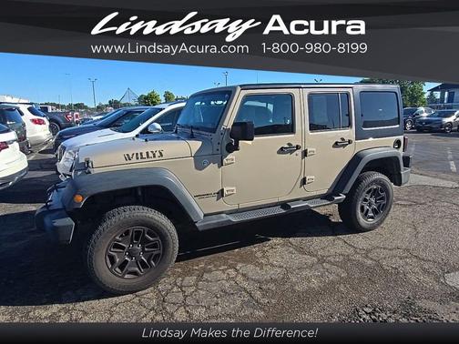 Mojave Sand Clearcoat 2016 Jeep Wrangler Unlimited Unlimited Willys