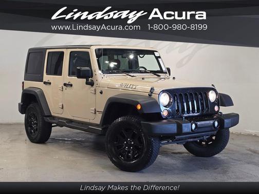 Mojave Sand Clearcoat 2016 Jeep Wrangler Unlimited Unlimited Willys