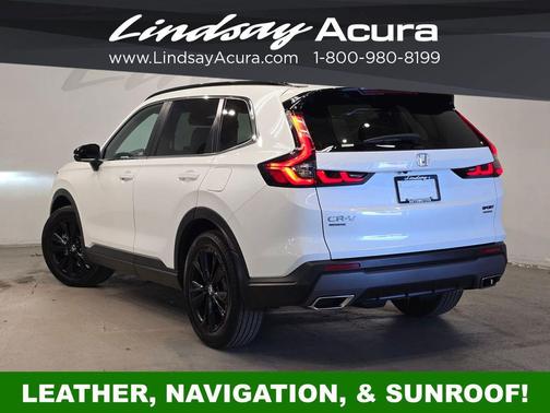 Platinum White Pearl 2024 Honda CR-V Hybrid Sport Touring AWD