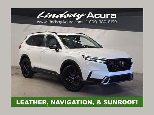 Platinum White Pearl 2024 Honda CR-V Hybrid Sport Touring AWD
