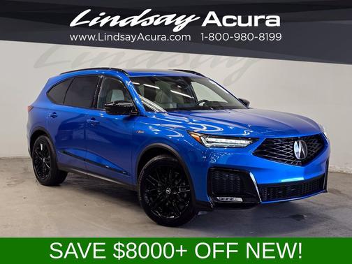Double Apex Blue Pearl 2026 Acura MDX A-SPEC Advance Package