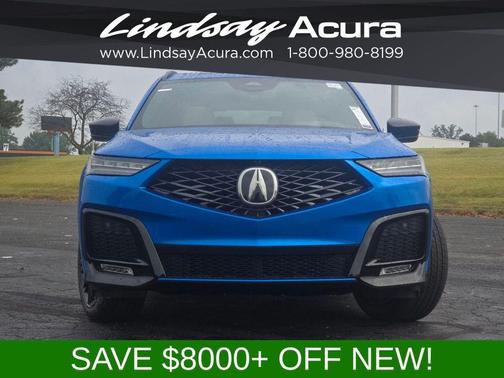 Double Apex Blue Pearl 2026 Acura MDX A-SPEC Advance Package