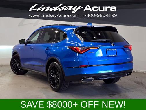 Double Apex Blue Pearl 2026 Acura MDX A-SPEC Advance Package