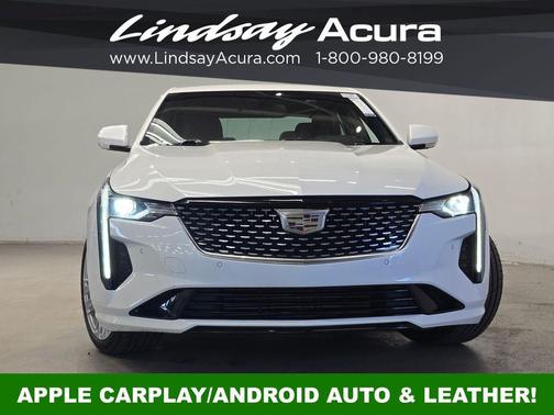 Summit White 2024 Cadillac CT4 Premium Luxury