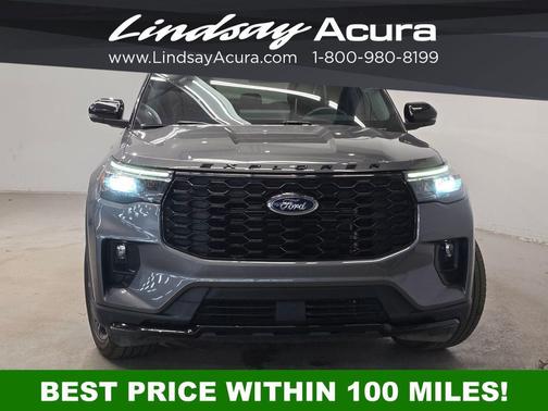 Gray Metallic 2025 Ford Explorer ST-Line