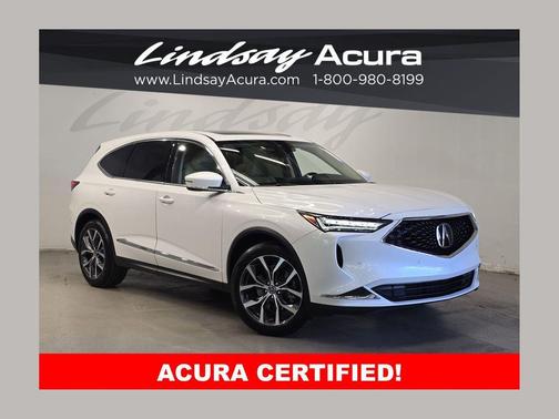Platinum White Pearl 2023 Acura MDX Technology