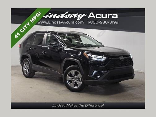 Midnight Black Metallic 2025 Toyota RAV4 Hybrid XLE