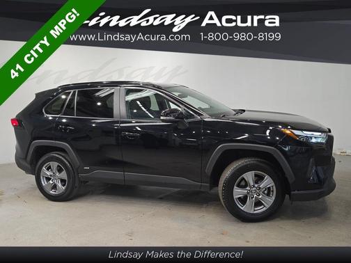 Midnight Black Metallic 2025 Toyota RAV4 Hybrid XLE