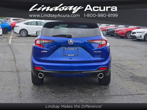 Blue 2026 Acura RDX A-Spec Advance Package